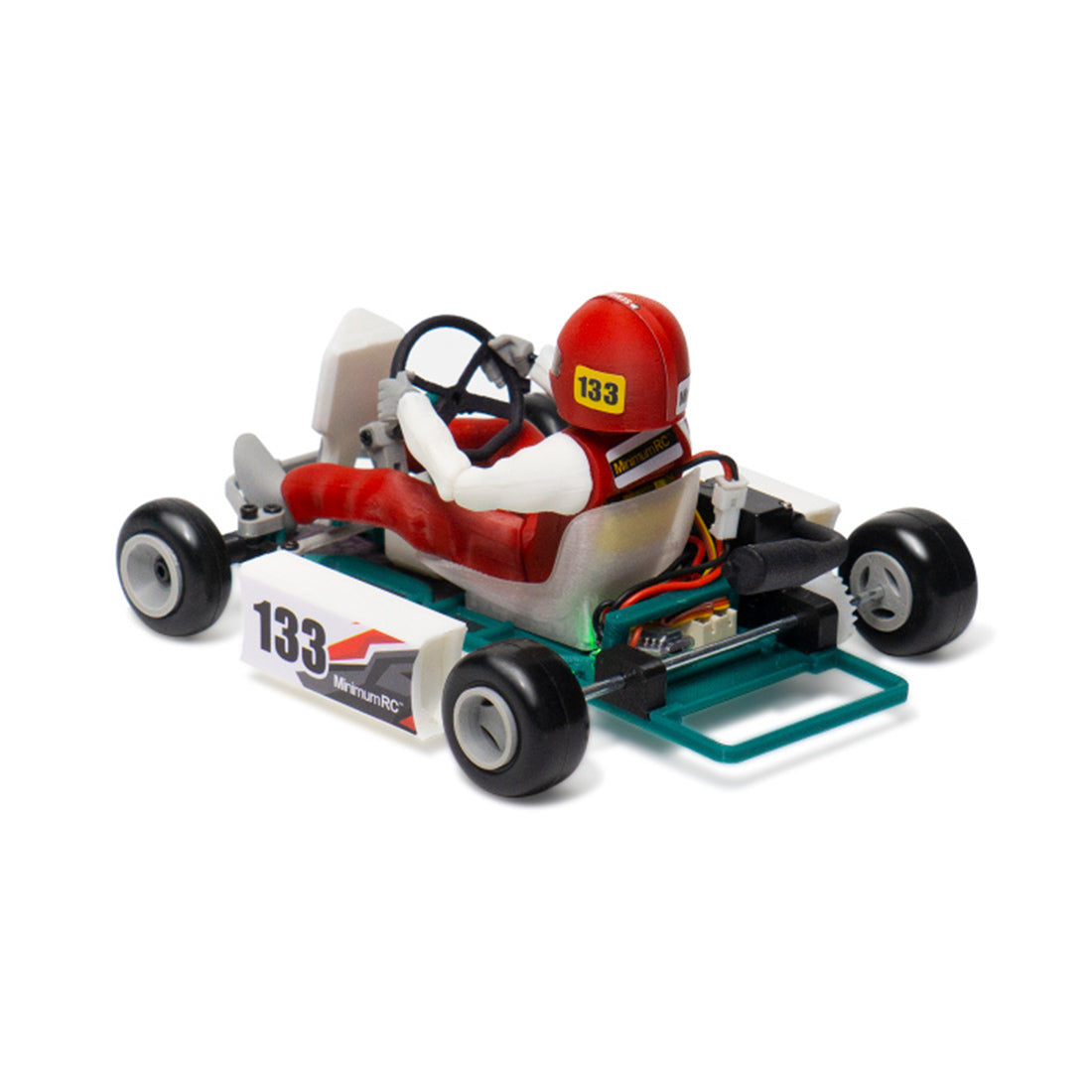 1/32 Mini Retro RC Go-Kart with Driver – Build Your Own Racing Kart 2.4G