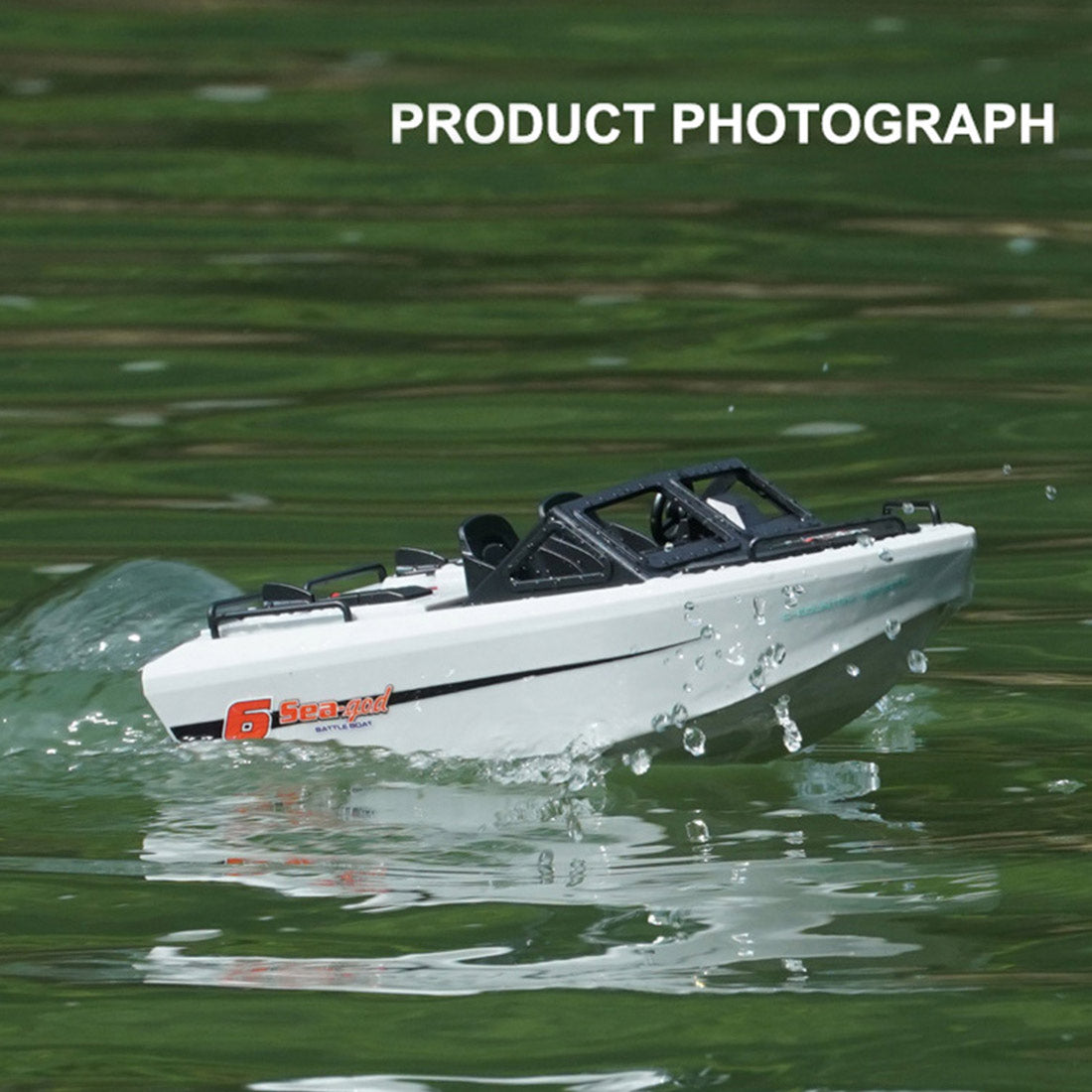1/32 Scale RC High Speed Rescue Boat Model RTR 0694 2.4G 8KM/H - stirlingkit