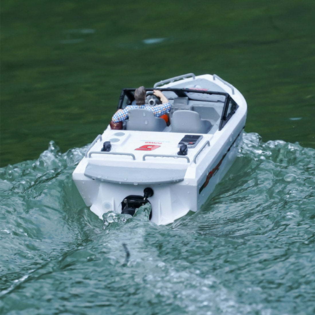1/32 Scale RC High Speed Rescue Boat Model RTR 0694 2.4G 8KM/H - stirlingkit