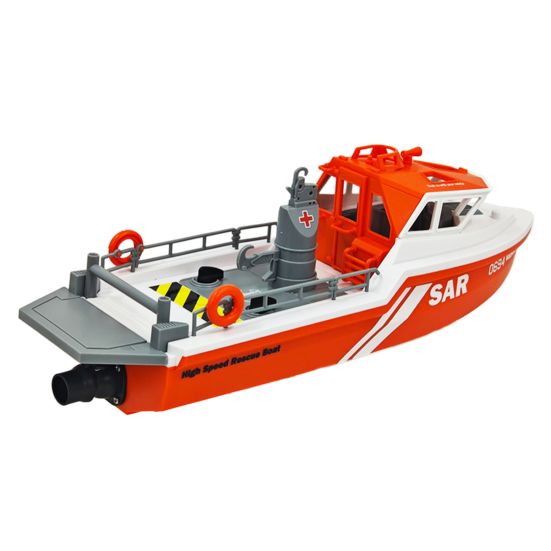 1/32 Scale RC High Speed Rescue Boat Model RTR 0694 2.4G 8KM/H - stirlingkit
