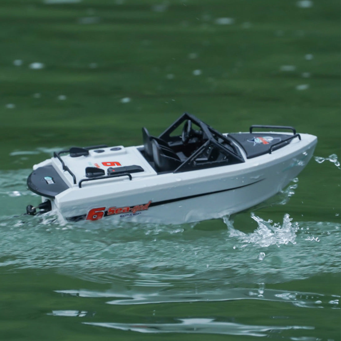 1/32 Scale RC High Speed Rescue Boat Model RTR 0694 2.4G 8KM/H - stirlingkit