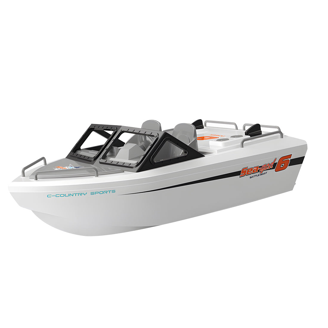 1/32 Scale RC High Speed Rescue Boat Model RTR 0694 2.4G 8KM/H - stirlingkit