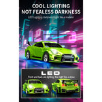 1:43 Micro Scale RC Drift Car 2.4G 4WD Full-Proportional Gyro RC Vehicle with LED Lights RTR - stirlingkit