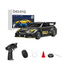 1:43 Micro Scale RC Drift Car 2.4G 4WD Full-Proportional Gyro RC Vehicle with LED Lights RTR - stirlingkit