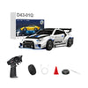 1:43 Micro Scale RC Drift Car 2.4G 4WD Full-Proportional Gyro RC Vehicle with LED Lights RTR - stirlingkit
