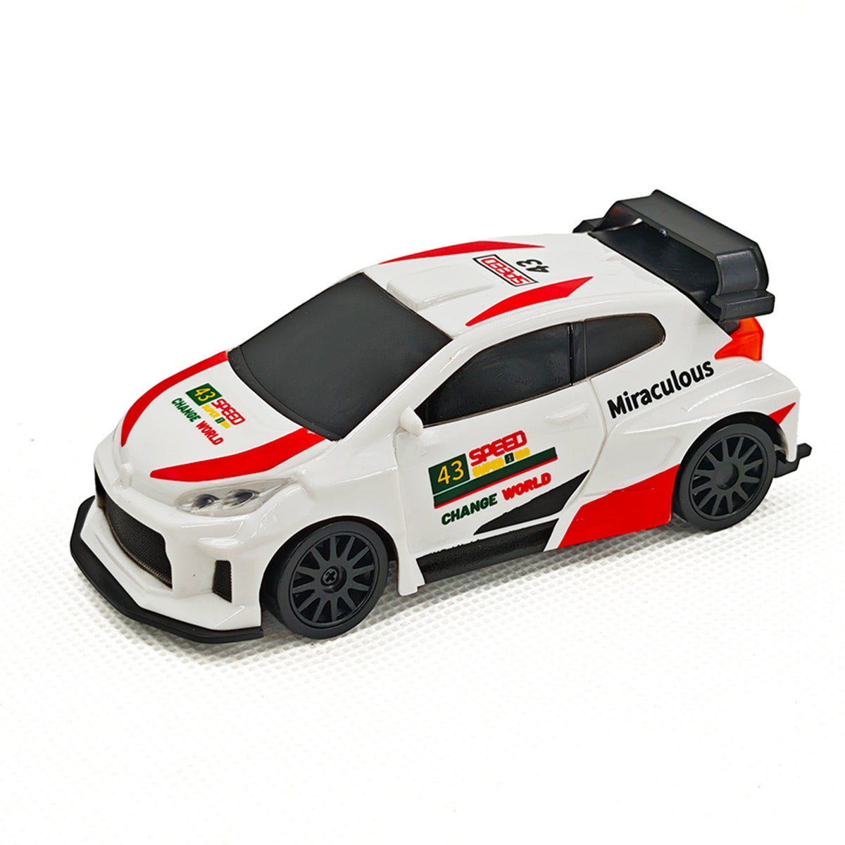 1/43 Scale Mini RC Car 2.4G Full-Proportional LED Remote Control 4WD Drift Racing Car - stirlingkit