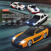 1/43 Scale Mini RC Car 2.4G Full-Proportional LED Remote Control 4WD Drift Racing Car - stirlingkit