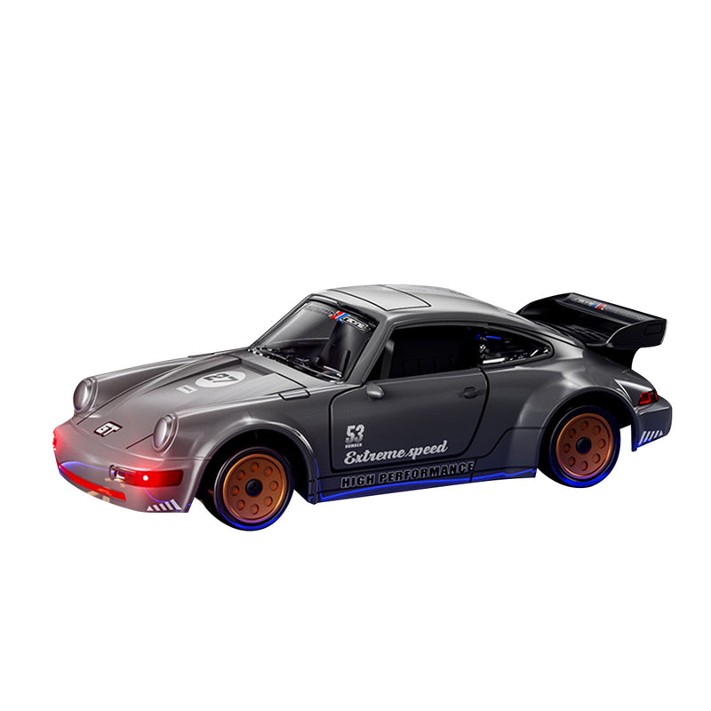 1/43 Scale Full Proportional Alloy 911 Drift RC Racing Car RTR Gyroscope 2.4G 4WD - stirlingkit