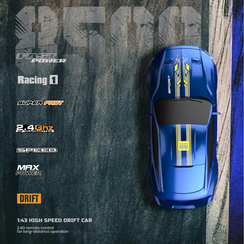 1/43 Scale RC Drift Car 2.4G Full-Proportional Mini RTR Racing Super Car Toys for Kids - stirlingkit