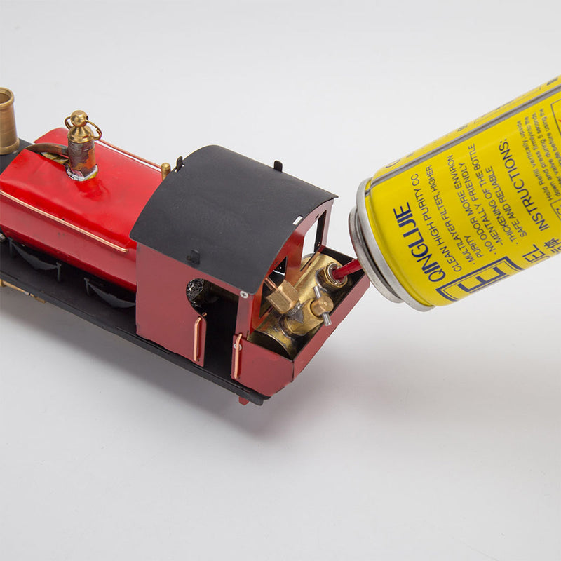 1/50 HO Scale Live Steam Locomotive Model with Oscillating Steam Engine - stirlingkit