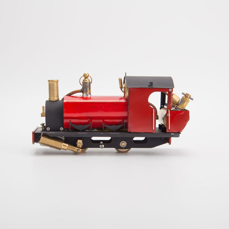 1/50 HO Scale Live Steam Locomotive Model with Oscillating Steam Engine - stirlingkit