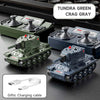 1/64 Super Mini RC Battle Tank Soviet-style IR Combat Rotating Turret Toy