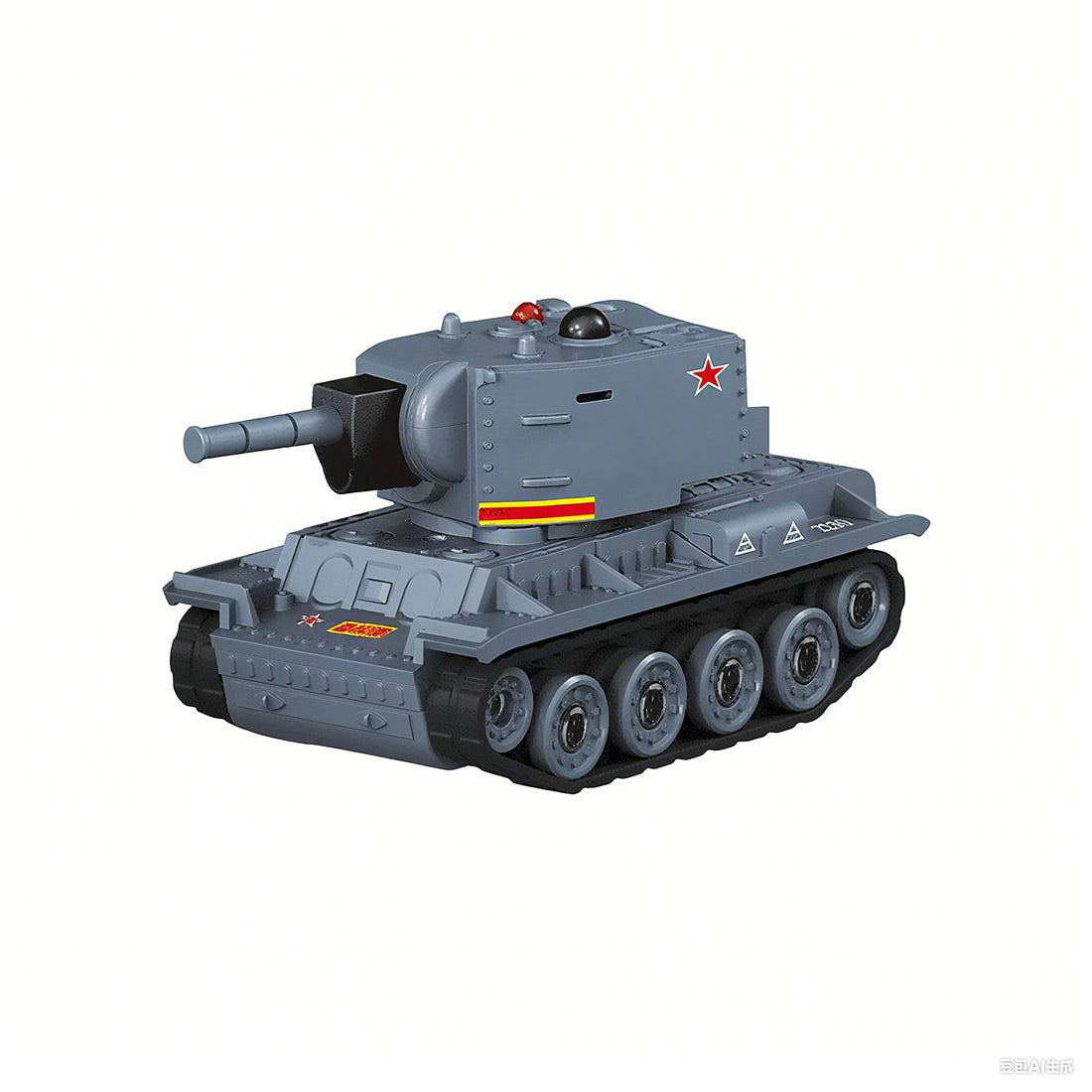1/64 Super Mini RC Battle Tank Soviet-style IR Combat Rotating Turret Toy