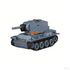 1/64 Super Mini RC Battle Tank Soviet-style IR Combat Rotating Turret Toy