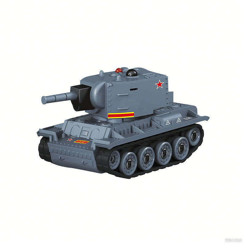 1/64 Super Mini RC Battle Tank Soviet-style IR Combat Rotating Turret Toy