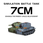1/64 Super Mini RC Battle Tank Soviet-style IR Combat Rotating Turret Toy