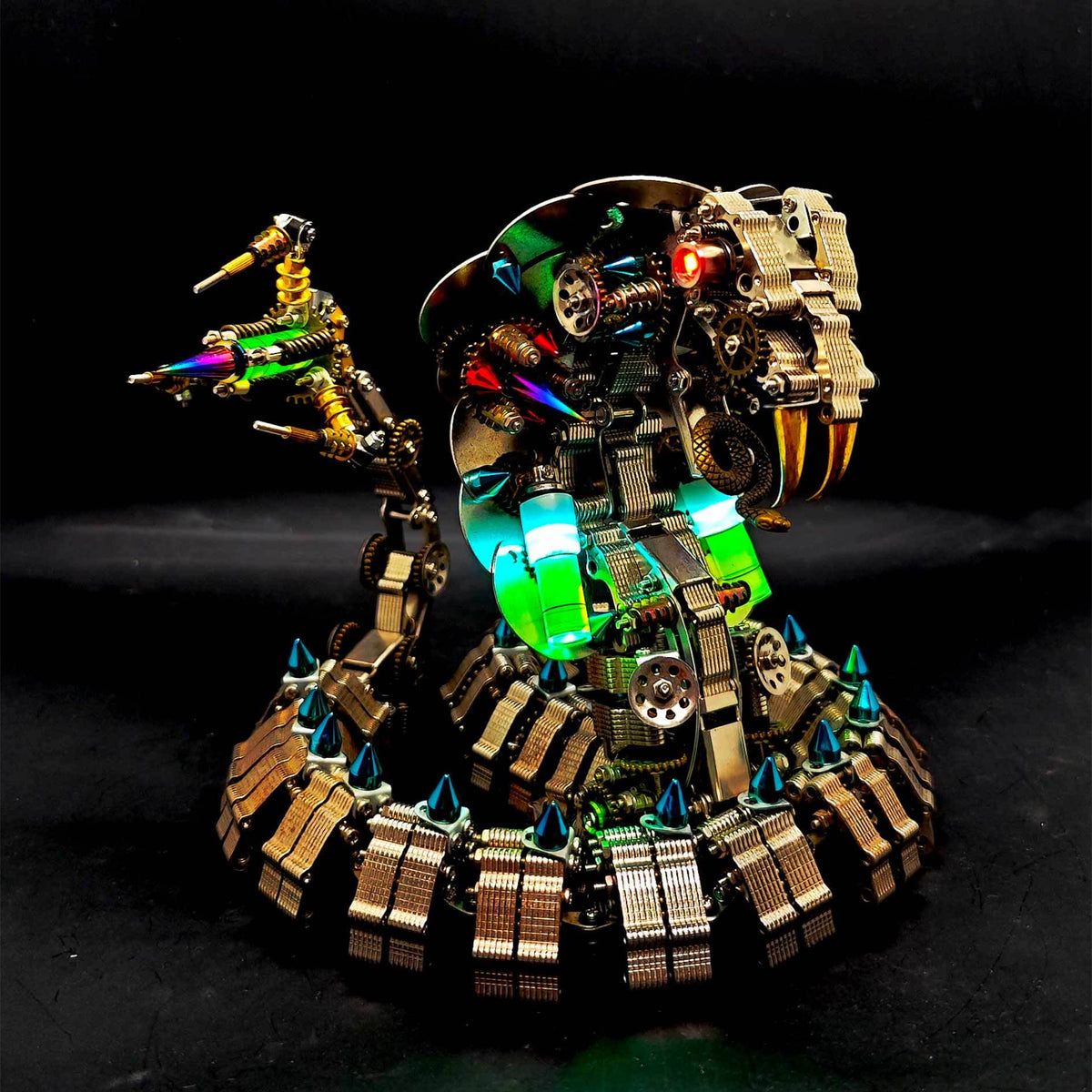 1000+PCS 3D DIY Cobra Snake Metal Model Kits - stirlingkit