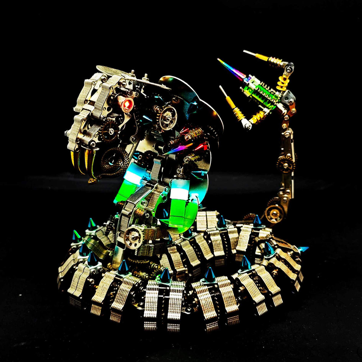 1000+PCS 3D DIY Cobra Snake Metal Model Kits - stirlingkit