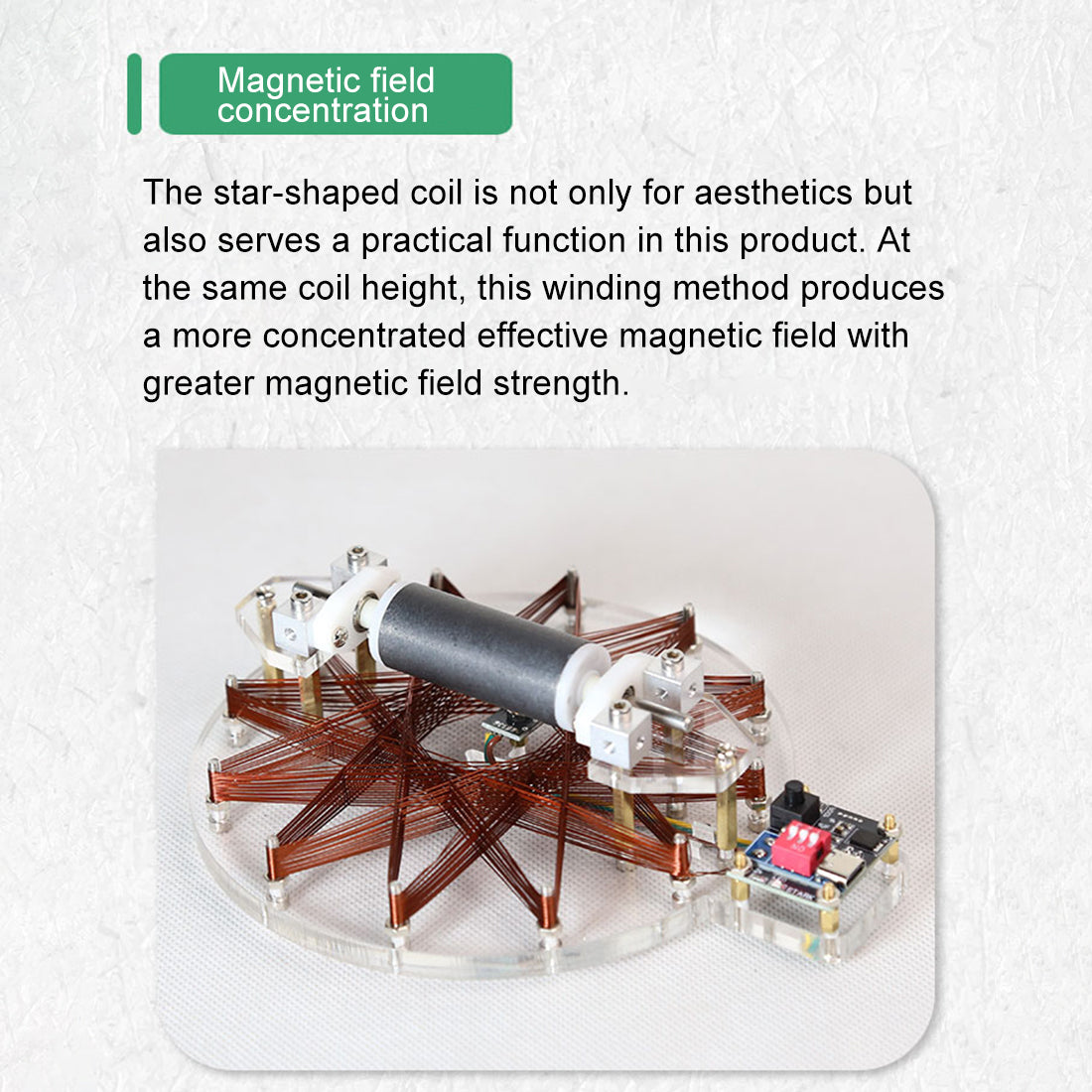 12-Point Star Coil Pulsed Motor Model Stark / Bedini Motor - stirlingkit
