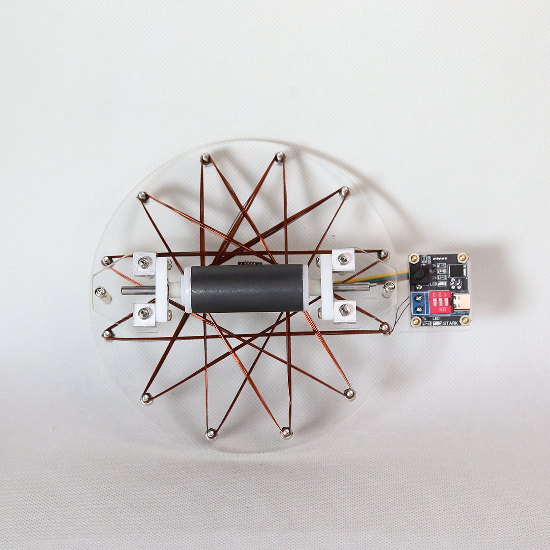 12-Point Star Coil Pulsed Motor Model Stark / Bedini Motor - stirlingkit