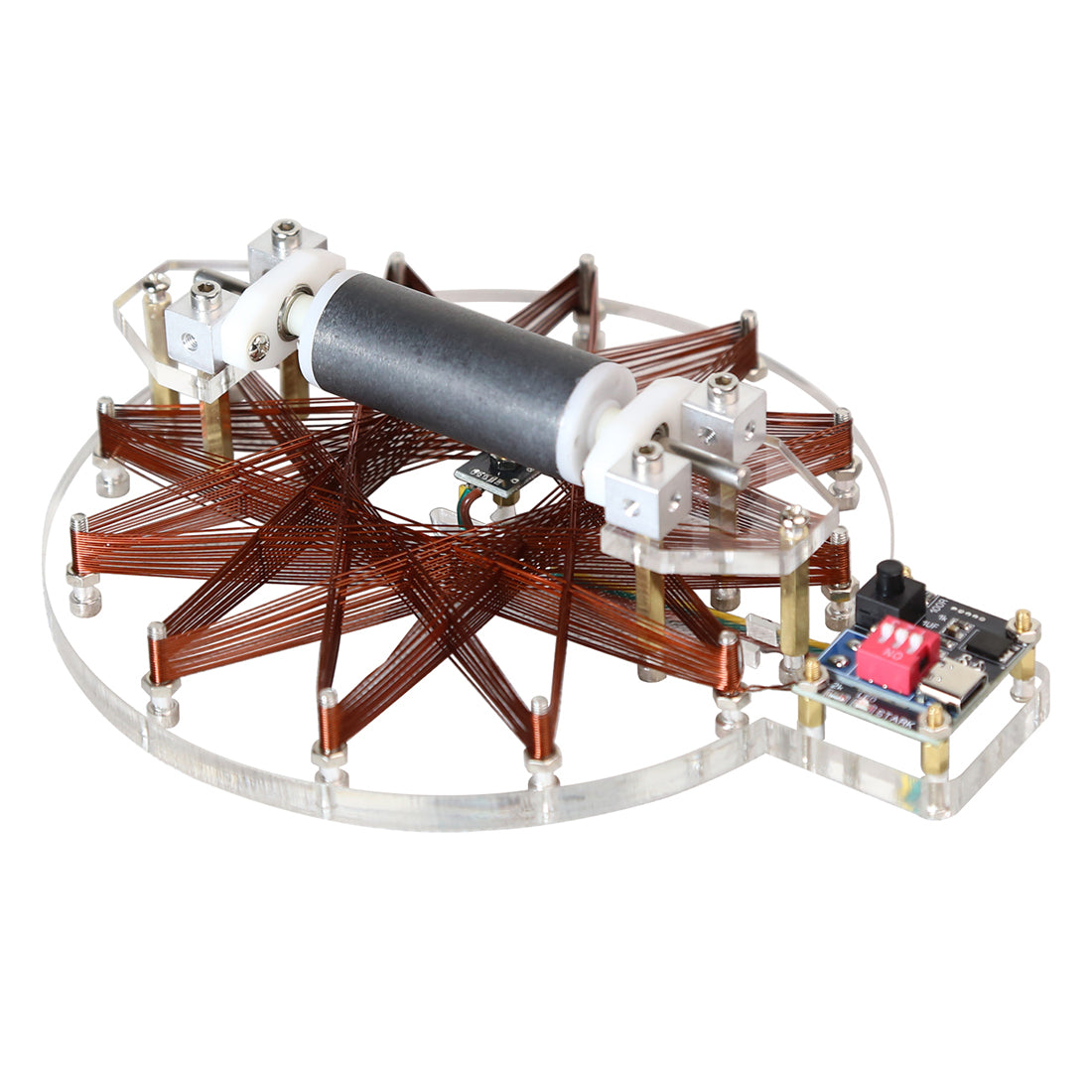 12-Point Star Coil Pulsed Motor Model Stark / Bedini Motor - stirlingkit