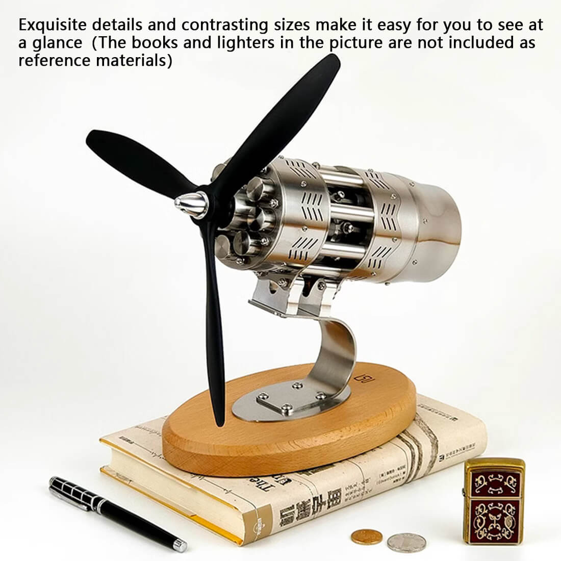 16 Cylinder Swashplate Stirling Engine Model Aircraft Engine Mechanical Toy 16stl-2.0 - stirlingkit
