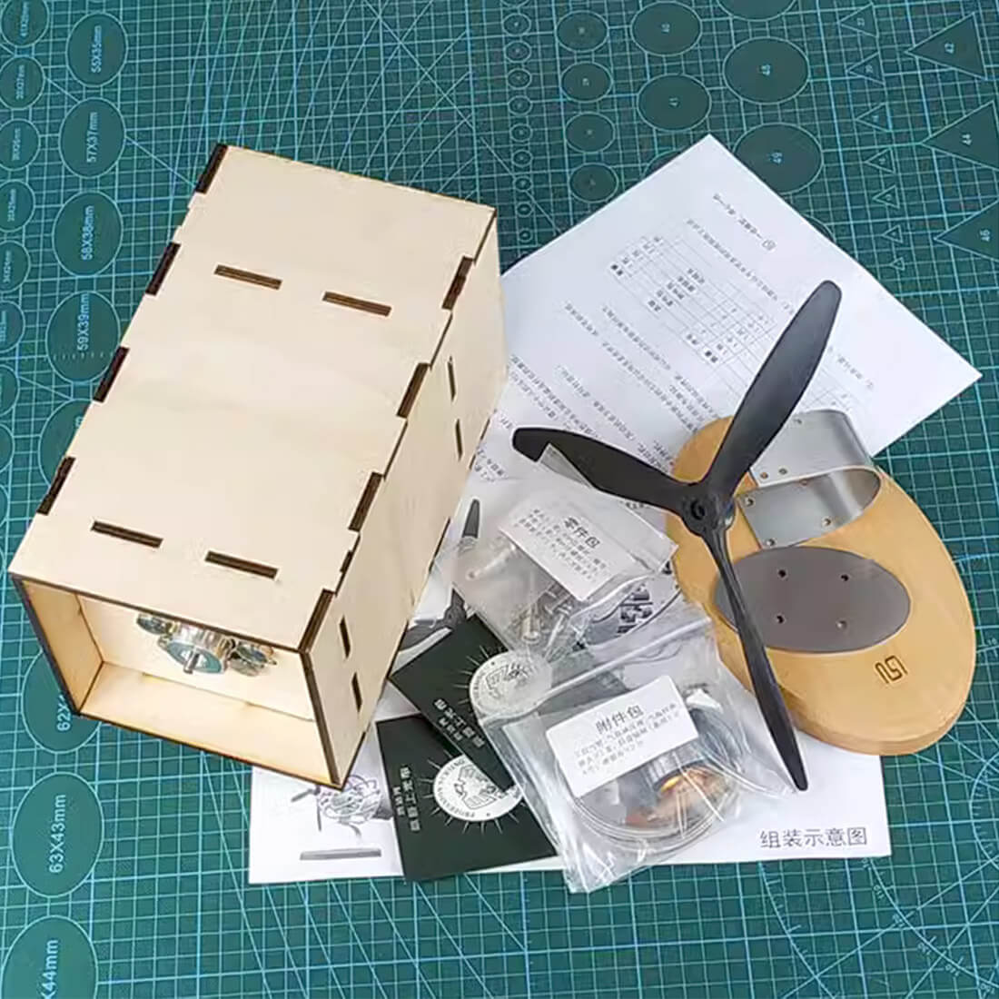16 Cylinder Swashplate Stirling Engine Model Aircraft Engine Mechanical Toy 16stl-2.0 - stirlingkit