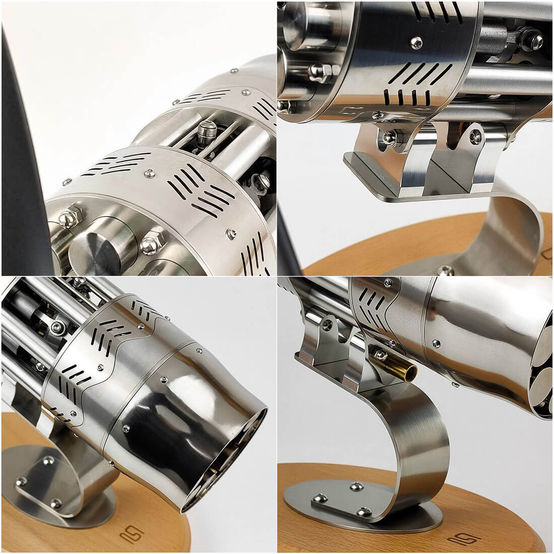 16 Cylinder Swashplate Stirling Engine Model Aircraft Engine Mechanical Toy 16stl-2.0 - stirlingkit