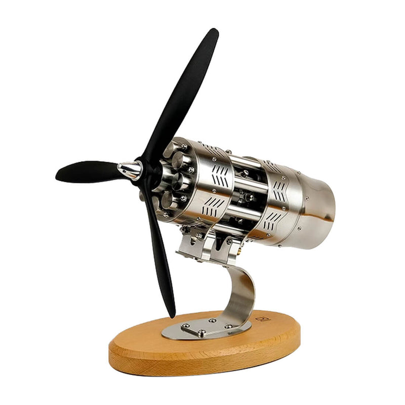16 Cylinder Swashplate Stirling Engine Model Aircraft Engine Mechanical Toy 16stl-2.0 - stirlingkit