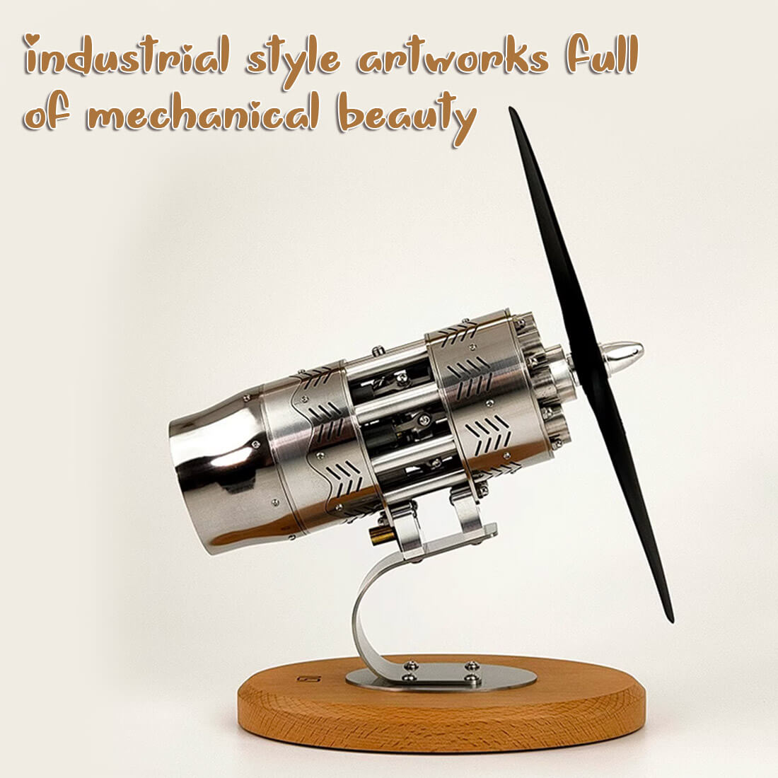16 Cylinder Swashplate Stirling Engine Model Aircraft Engine Mechanical Toy 16stl-2.0 - stirlingkit