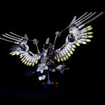 1800+PCS Cyberpunk DIY 3D Metal Gyrfalcon Eagle Model Kits - stirlingkit