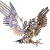 1800+PCS Cyberpunk DIY 3D Metal Gyrfalcon Eagle Model Kits - stirlingkit