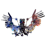 1800+PCS Cyberpunk DIY 3D Metal Gyrfalcon Eagle Model Kits - stirlingkit