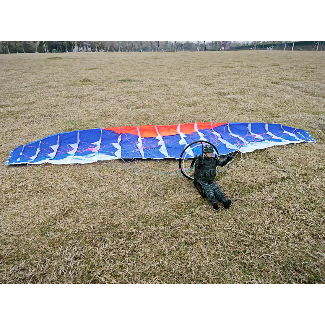 2.4G 180cm Wingspan RC Paraglider Nylon Canopy Fabric Electric Stunt Glider Model RTF - stirlingkit