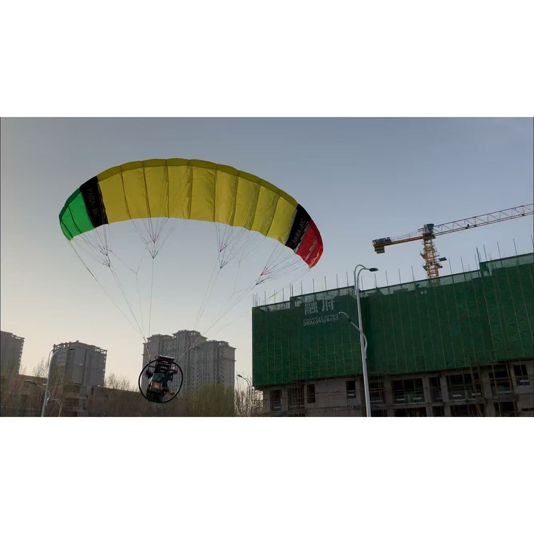 2.4G 180cm Wingspan RC Paraglider Nylon Canopy Fabric Electric Stunt Glider Model RTF - stirlingkit