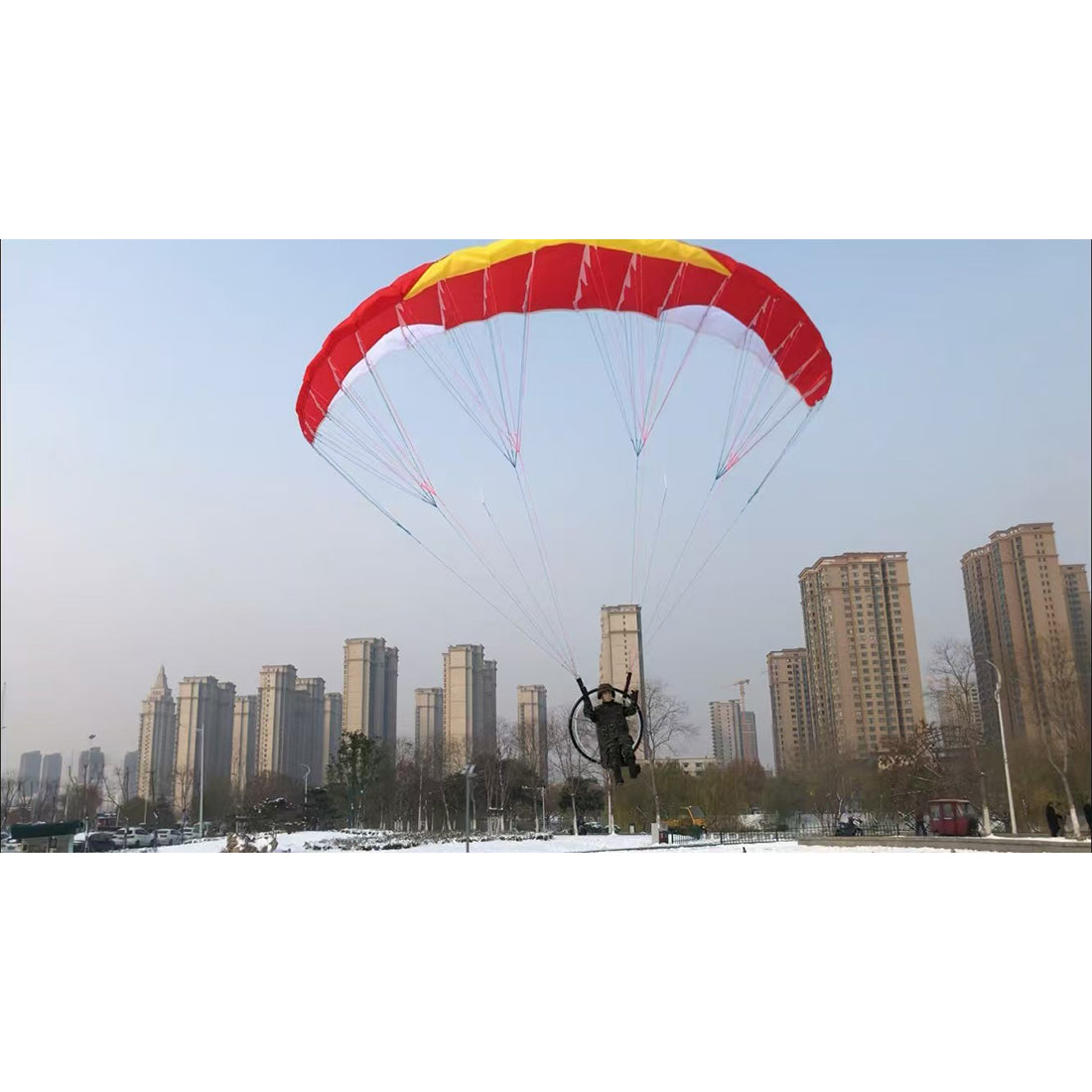 2.4G 180cm Wingspan RC Paraglider Nylon Canopy Fabric Electric Stunt Glider Model RTF - stirlingkit