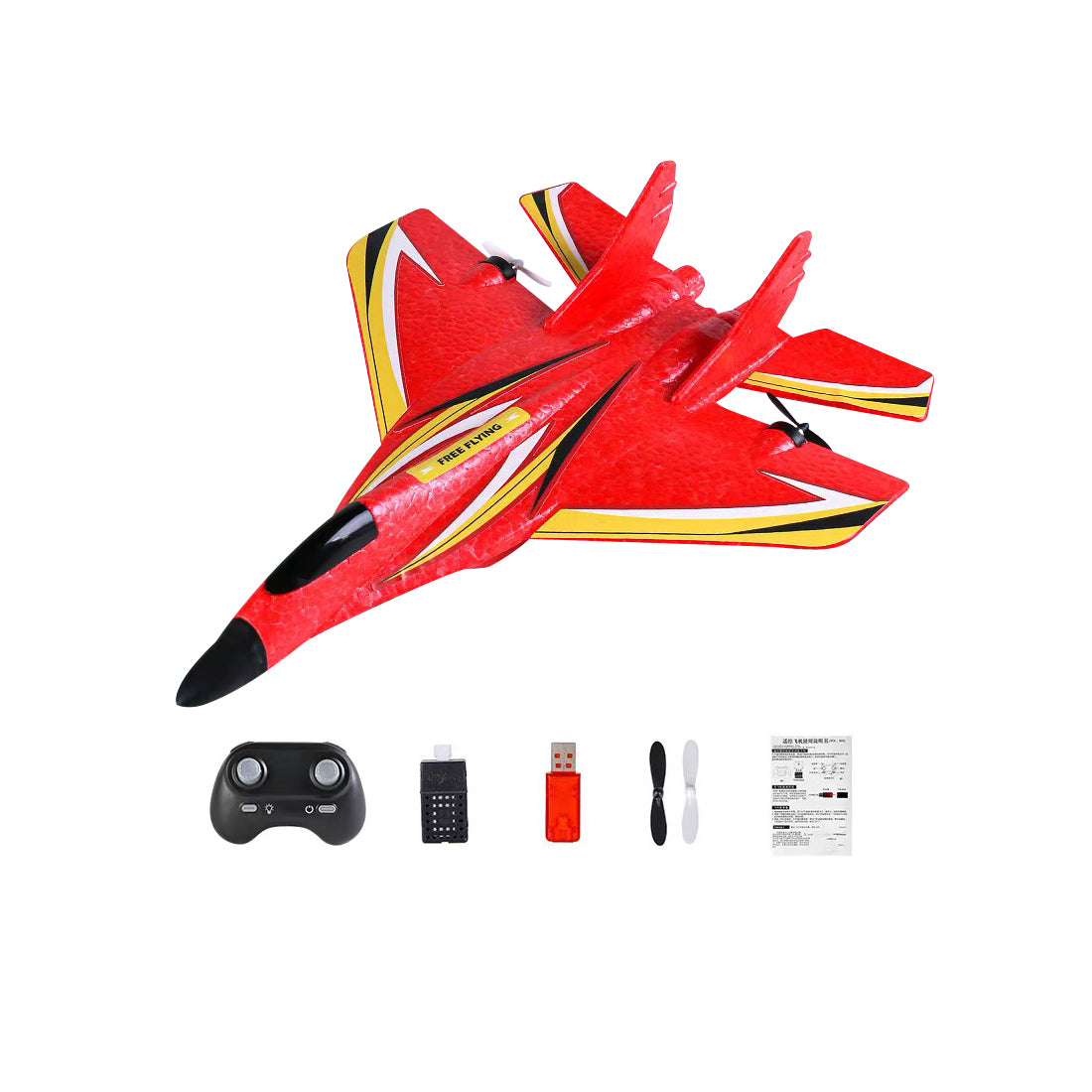 2.4G 2CH Mini EPP Foam Kids Fixed-Wing RC Airplane Model RTF with 21cm Wingspan - stirlingkit
