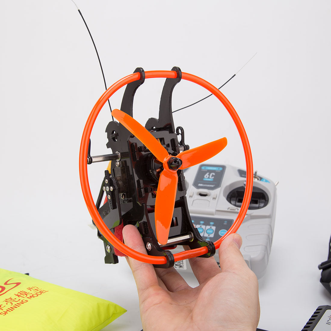 2.4G Budget Friendly Mini RC Paraglider Model for Beginner High-Altitude Stunt Flight Glider Toy RTF - stirlingkit