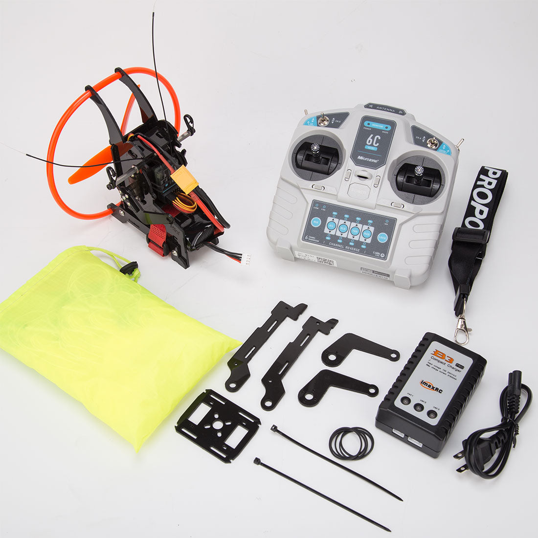 2.4G Budget Friendly Mini RC Paraglider Model for Beginner High-Altitude Stunt Flight Glider Toy RTF - stirlingkit