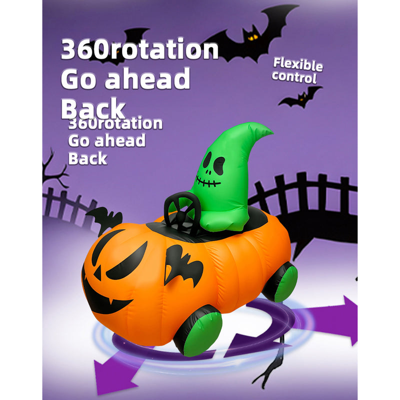 2.4Ghz Inflatable Pumpkin Street Racing RC Car Halloween Gift RTR