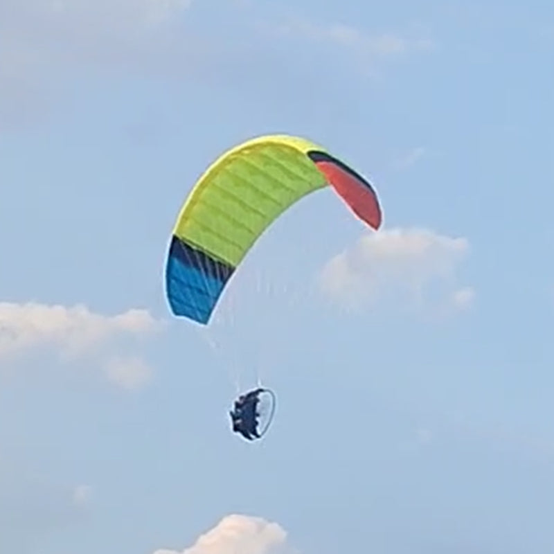 2.4G Para RC Glider Nylon Canopy Fabric Electric RC Stunt Paraglider Model RTF - stirlingkit