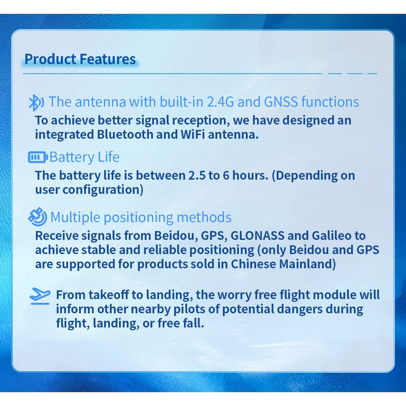 2.4GHz Rechargeable FAA External Remote ID Module for Drones and Helicopters