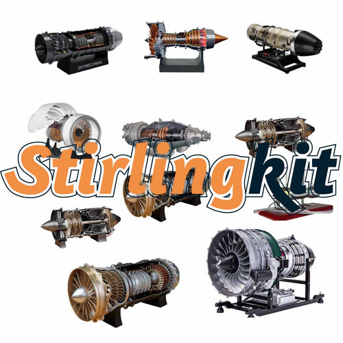 Stirlingkit 2pcs Lucky Box Mystery Box Turbofan Engine Kits - stirlingkit