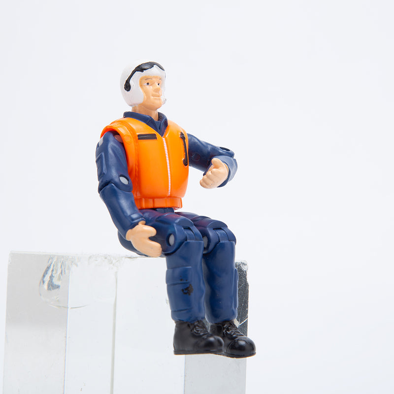 3.75″ Modern Jet RC Pilot Figure for 1/18 Scale RC Helicopter & JCZK 300C PRO - stirlingkit