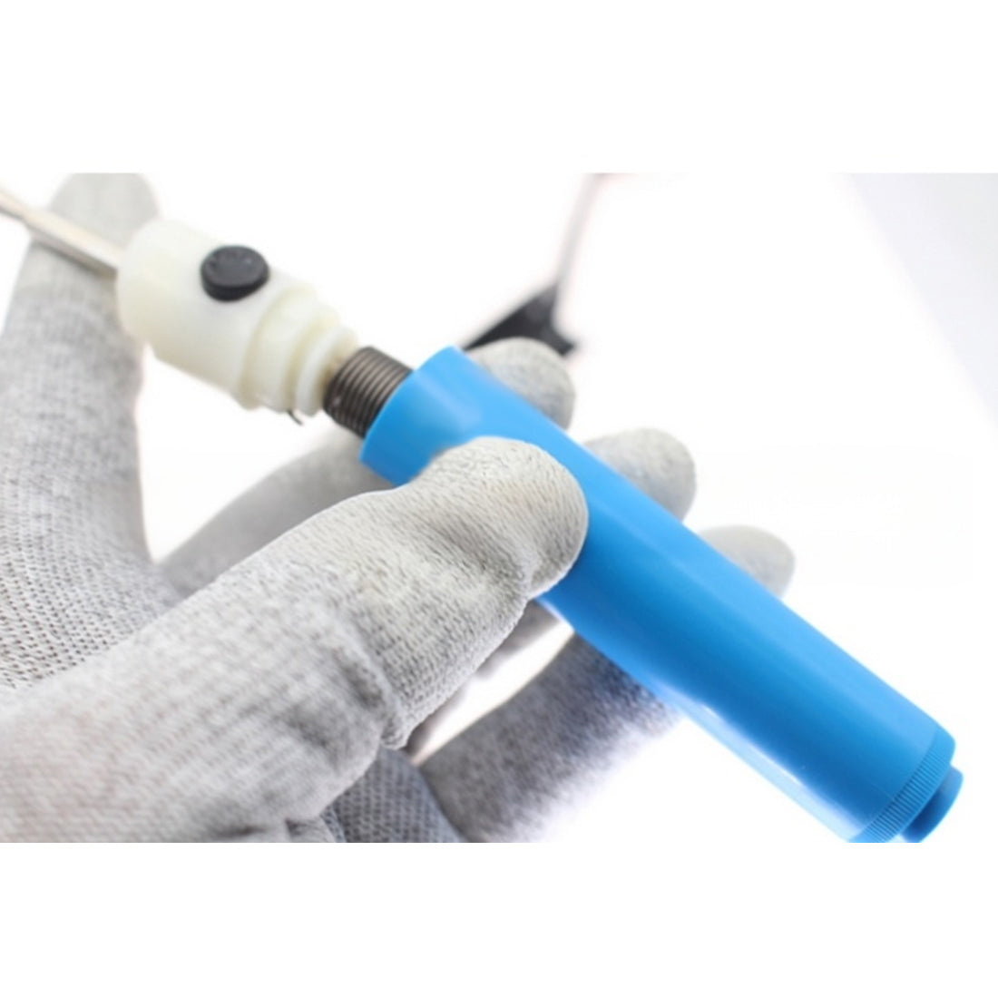 30W Precision Solder Sucker for Circuit Sculpture & DIY Electronics – Rapid Heat, Anti-Clog, Dual Nozzles for PCB Work - stirlingkit