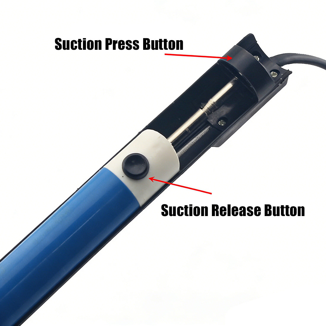 30W Precision Solder Sucker for Circuit Sculpture & DIY Electronics – Rapid Heat, Anti-Clog, Dual Nozzles for PCB Work - stirlingkit