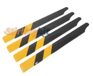 360MM / 325MM Carbon Fiber Blades for FLISHRC FL500 Large Scale RC Helicopter Model - stirlingkit