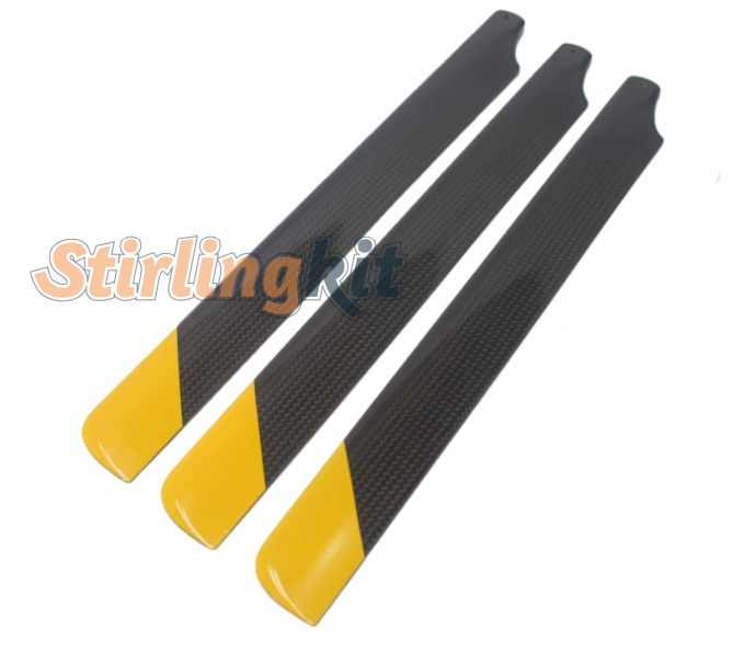360MM / 325MM Carbon Fiber Blades for FLISHRC FL500 Large Scale RC Helicopter Model - stirlingkit