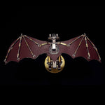 3D Mechanical LED Bat Steampunk Creepy Metal Model Kits - stirlingkit