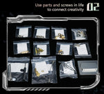 3D Metal Mechanical Kinetic Butterfly Assembly Model Building Kit with Transmission - stirlingkit